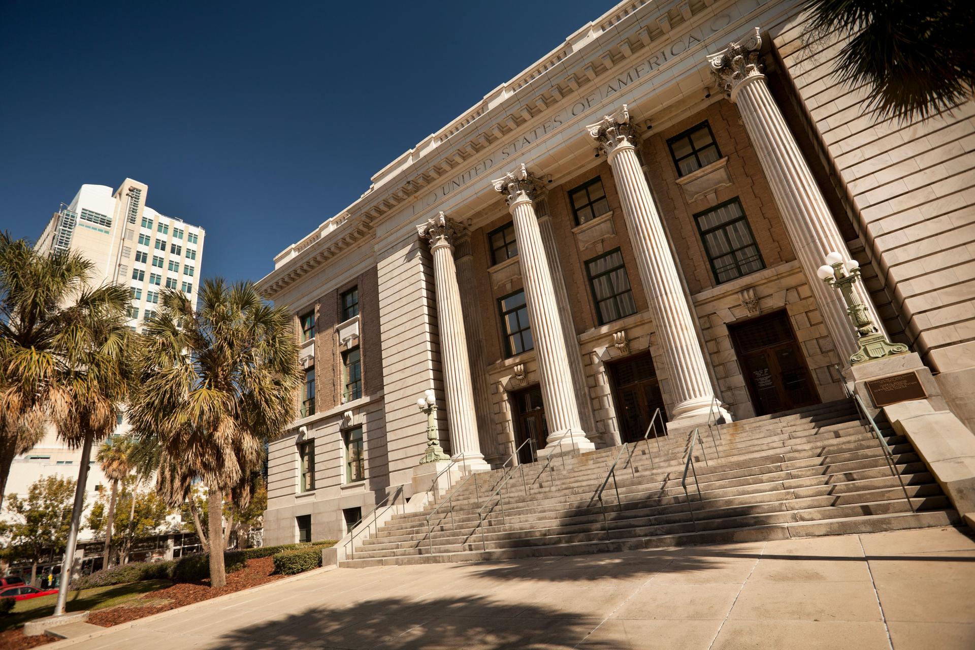Courthouse in Tampa Bay Florida